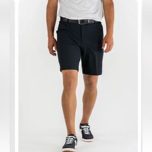 NWT Straight Down Flat Fron Golf Performance Shorts Men's Sz 40 Black Outdoors